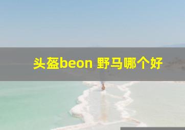 头盔beon 野马哪个好